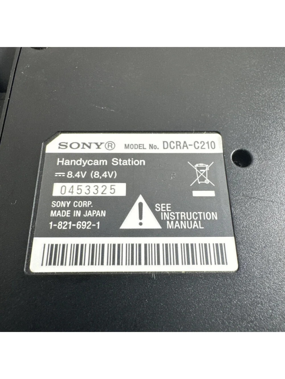 DCRA-C210 Handycam Camcorder Station Dock For SONY HDR-SR11E SR12E
